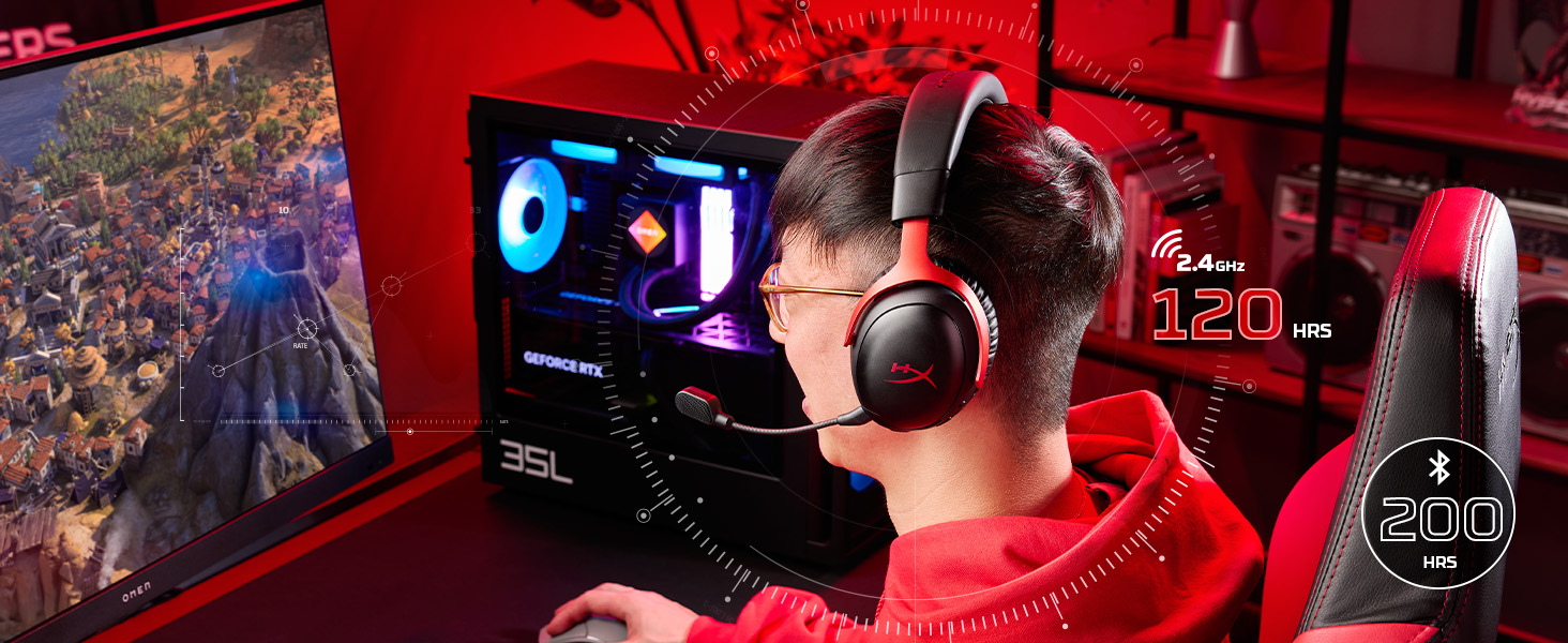 HyperX Cloud III S Wireless Headset 3 battery life