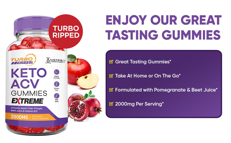 Turbo Ripped Keto ACV Extreme Gummies
