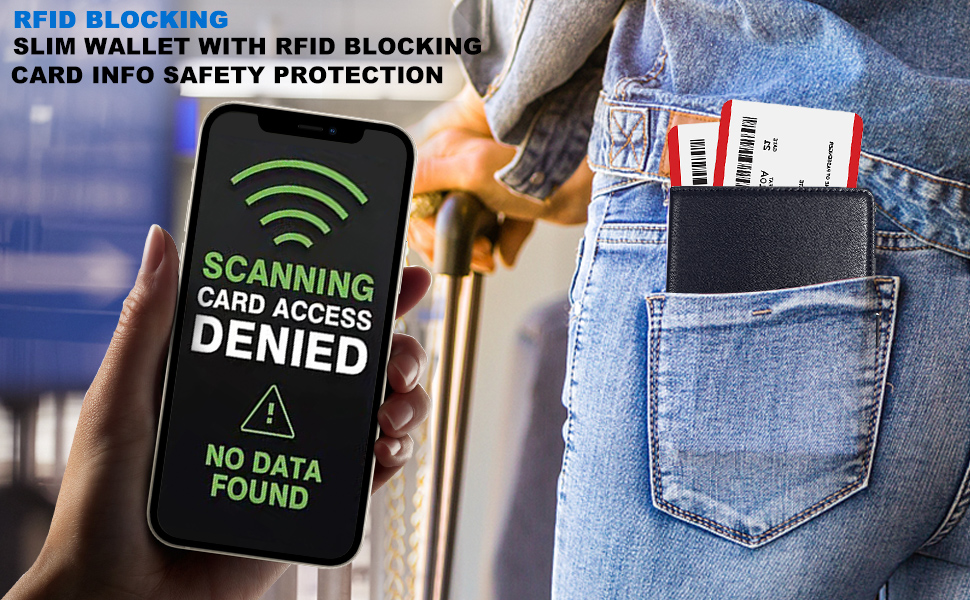 Airtag Passport Holder Cover Wallet with Airtag Travel