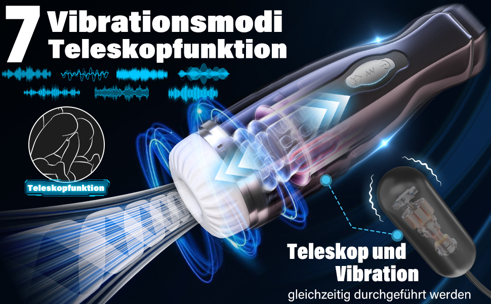 7 Vibrationsmodi Teleskopfunktion