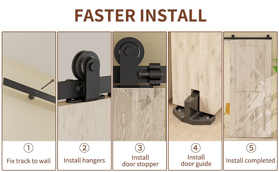 barn doors and hardware included