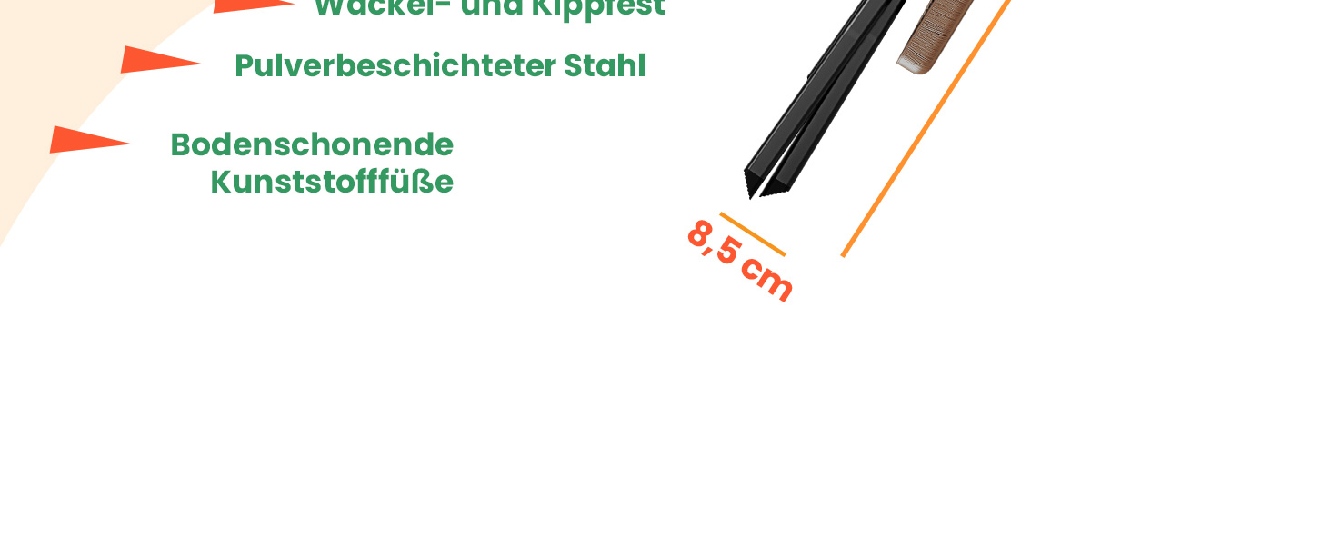 Balkontisch Holz-Optik