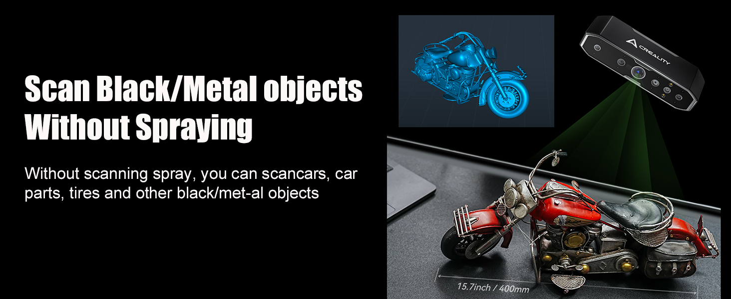 Creality 3D Scanner CR-Scanner Otter,3D Scanner for 3D Printing,3D Printer Scanner 20fps 