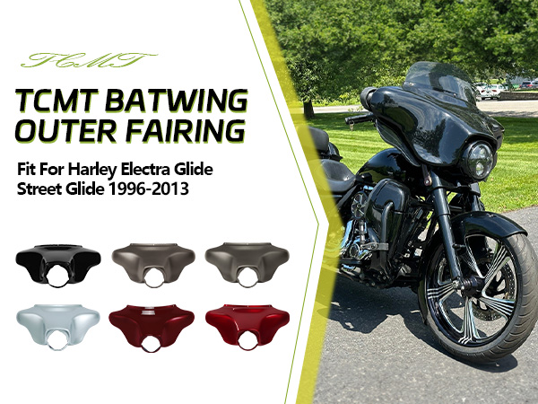 Amazon.com: TCMT Batwing Inner & Outer Cowl Fairing Fit For