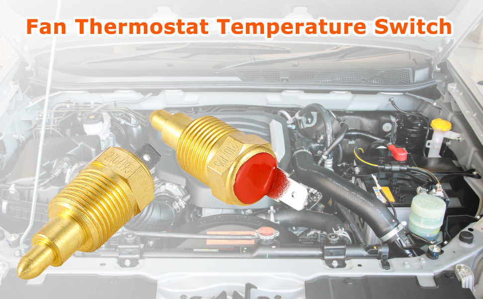 Universal Fan Thermostat Temperature Switch, 210 to195 Degree Electric Engine