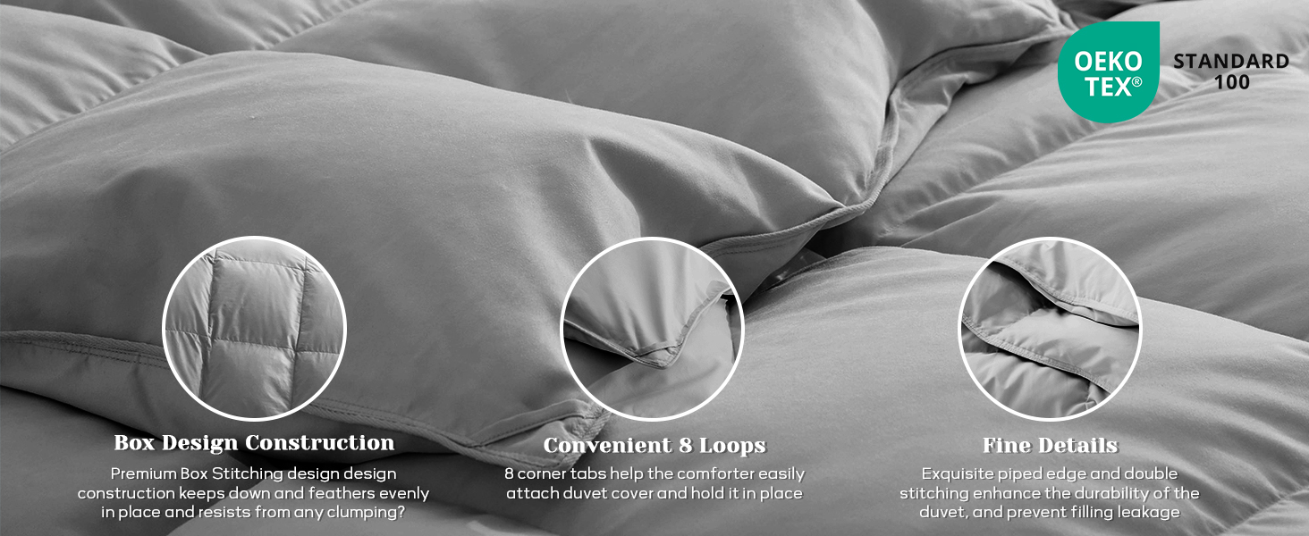 Joysoul King Size Down Comforter - All Season Ultra Soft Goose Down & Feather Fiber Fill, Luxury Hotel Dark Gray Duvet I 1fb04ad4 6d07 437f 9c3c 383ad6dda9d1. CR0,0,1464,600 PT0 SX1464 V1