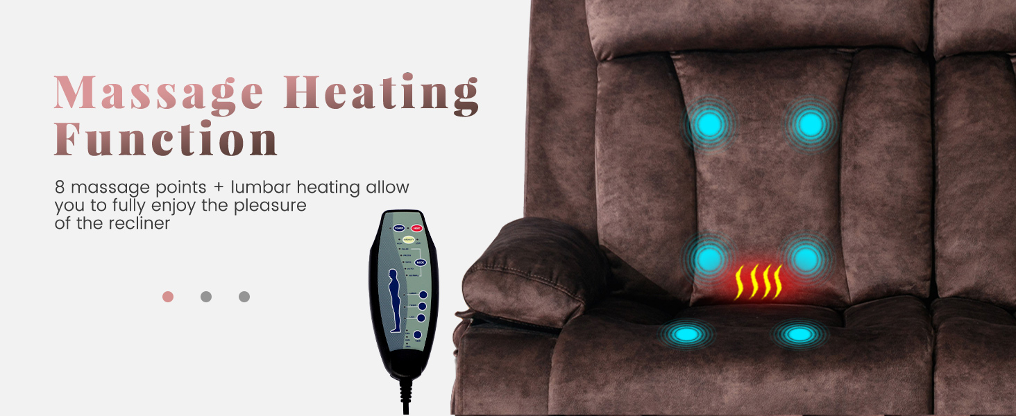 RIHEREFY Reclining Loveseat, Double Recliner Loveseat with