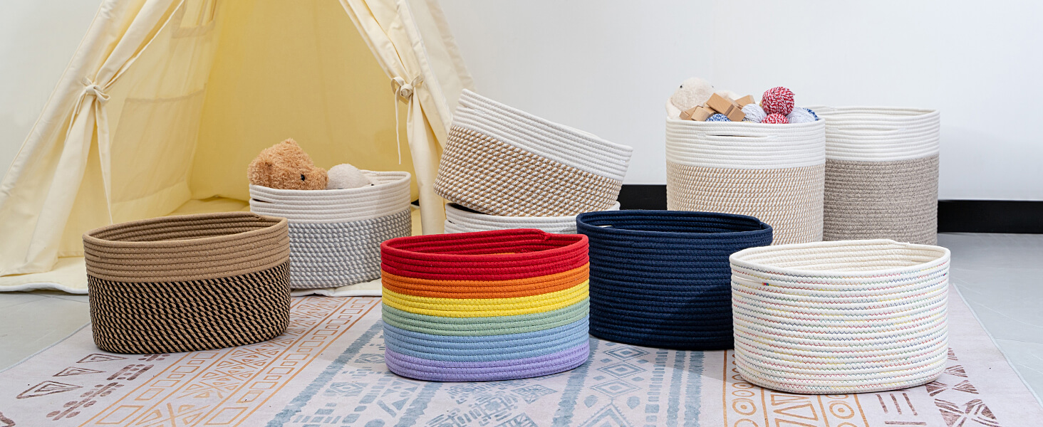 CubesLand Storage Baskets Bins for