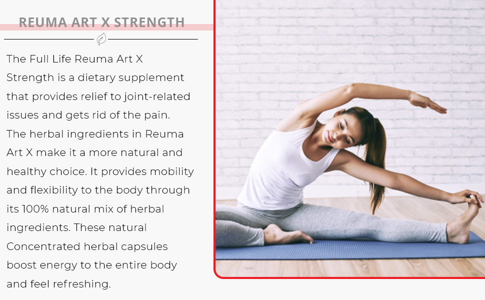 Reuma Art X Strength – 400 mg Herbal Supplements 