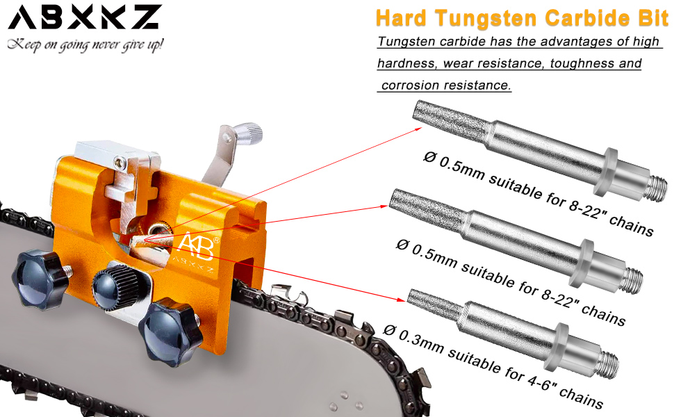 Chainsaw Chain Sharpening Jig, Chain Saw Sharpeners Tool with 5Pcs Durable Chainsaw