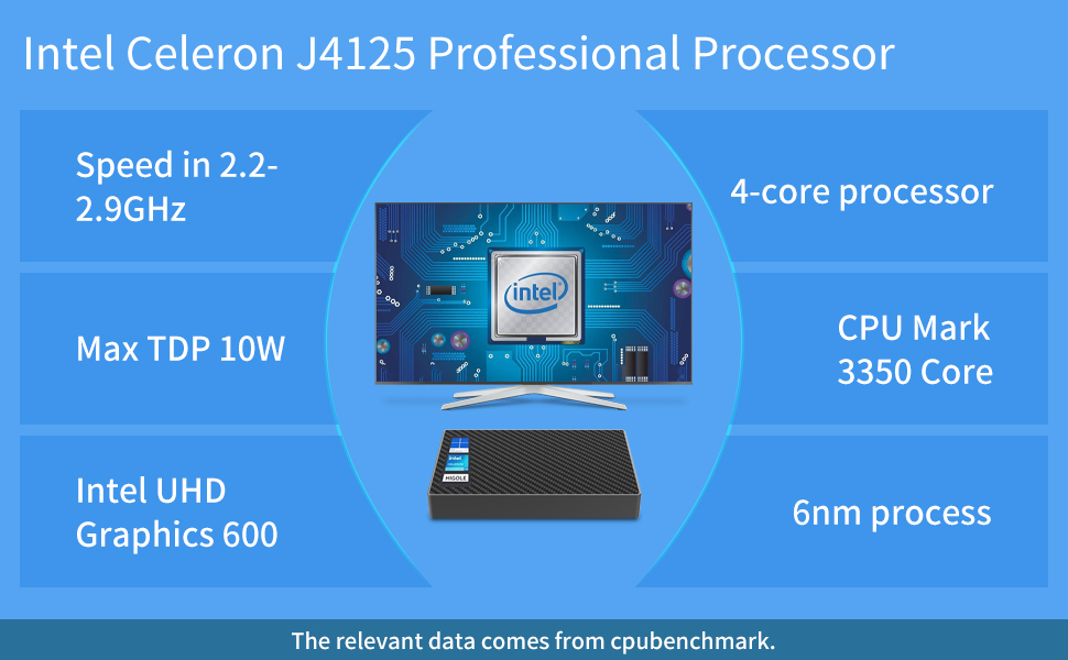 mini pc intel celeron j4125
