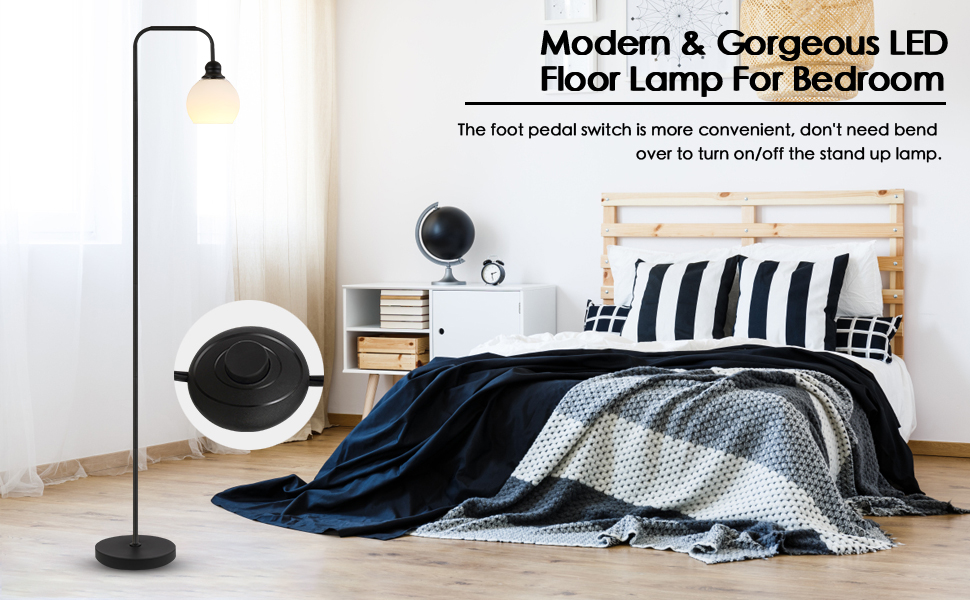 Mordern Gorgeous LED floor Lamp for Bedroom