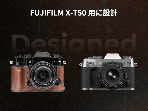 Amazon | SMALLRIG 用 FUJIFILM X-T50 ハーフレザーケース