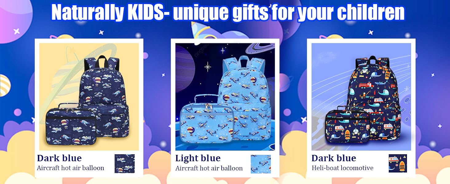 Perfect kids backpack for boys from preschool to kindergarten