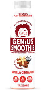 genius juice vanilla cinnamon smoothie