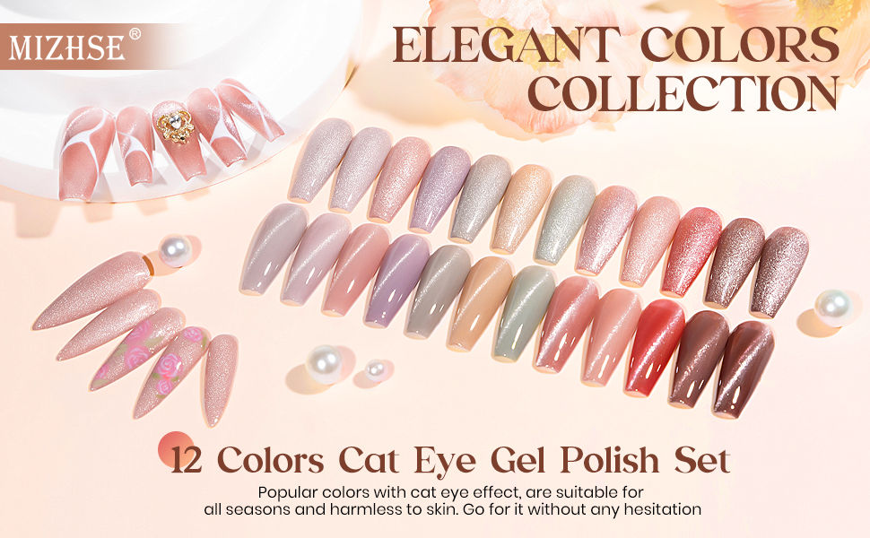 【from the nail】Over Lip Magnet Gel serie Amazon.com : MIZHSE Cat Eye Gel Nail Polish: 8 Colors