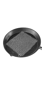 cast iron pan scrubber