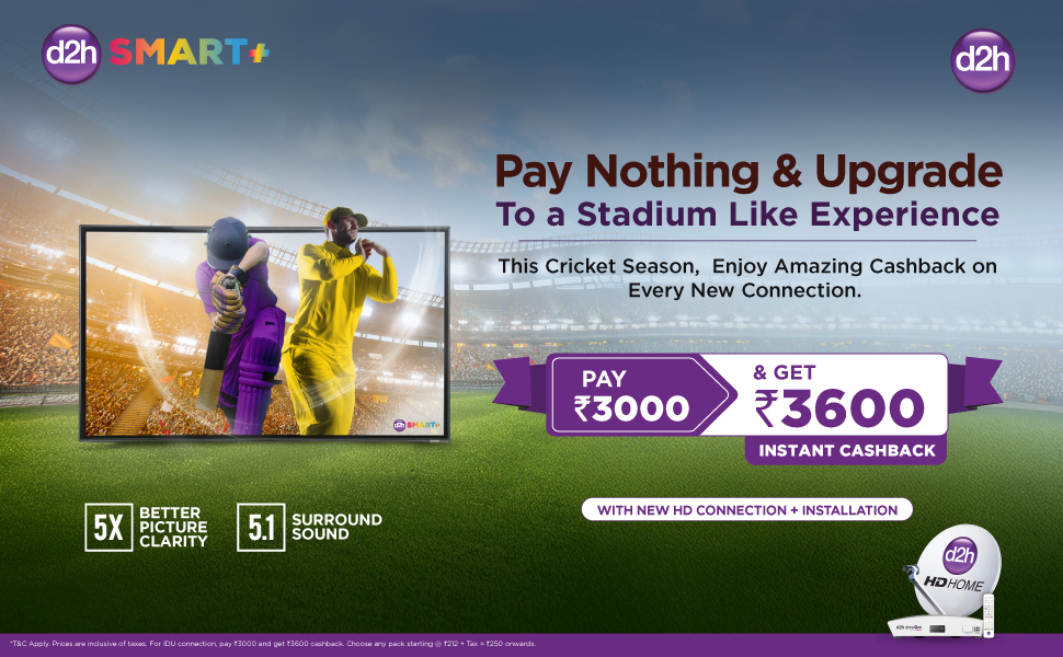 d2h,DTH,dish,cashback