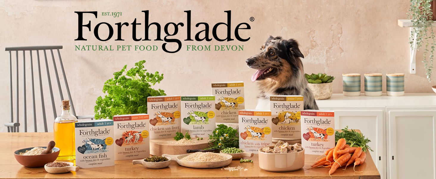 Forthglade Complete Natural Wet Dog Food Ocean Fish & Vegetables with