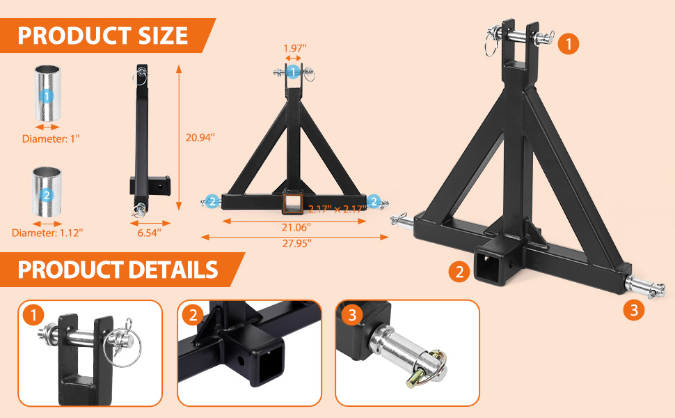 3 Point Trailer Hitch