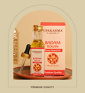 UPAKARMA Ayurveda Pure and Natural Cold Pressed Sweet Almond/Badam Rogan Oil Promotes Healthy Loo...