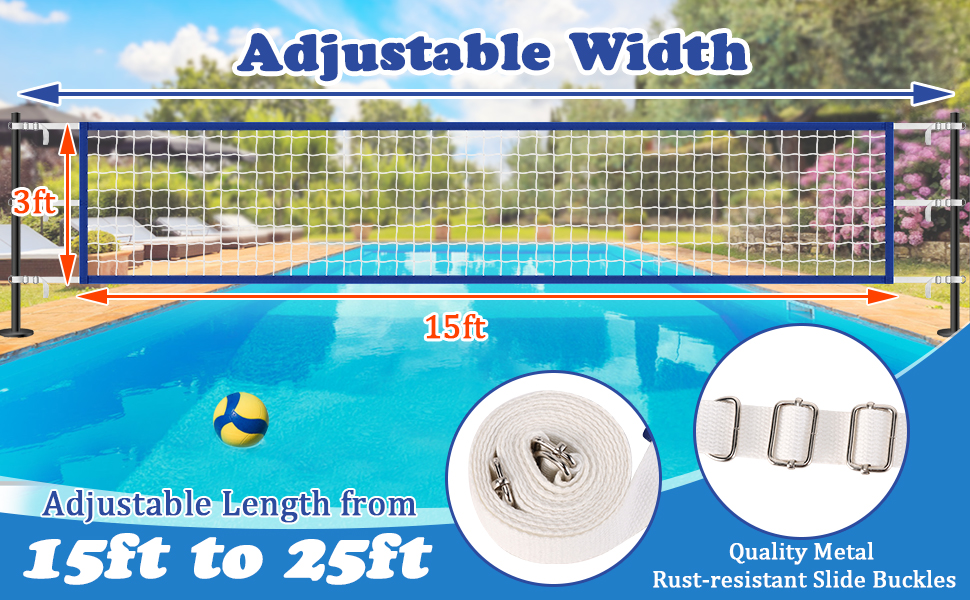 volleyball net for pool