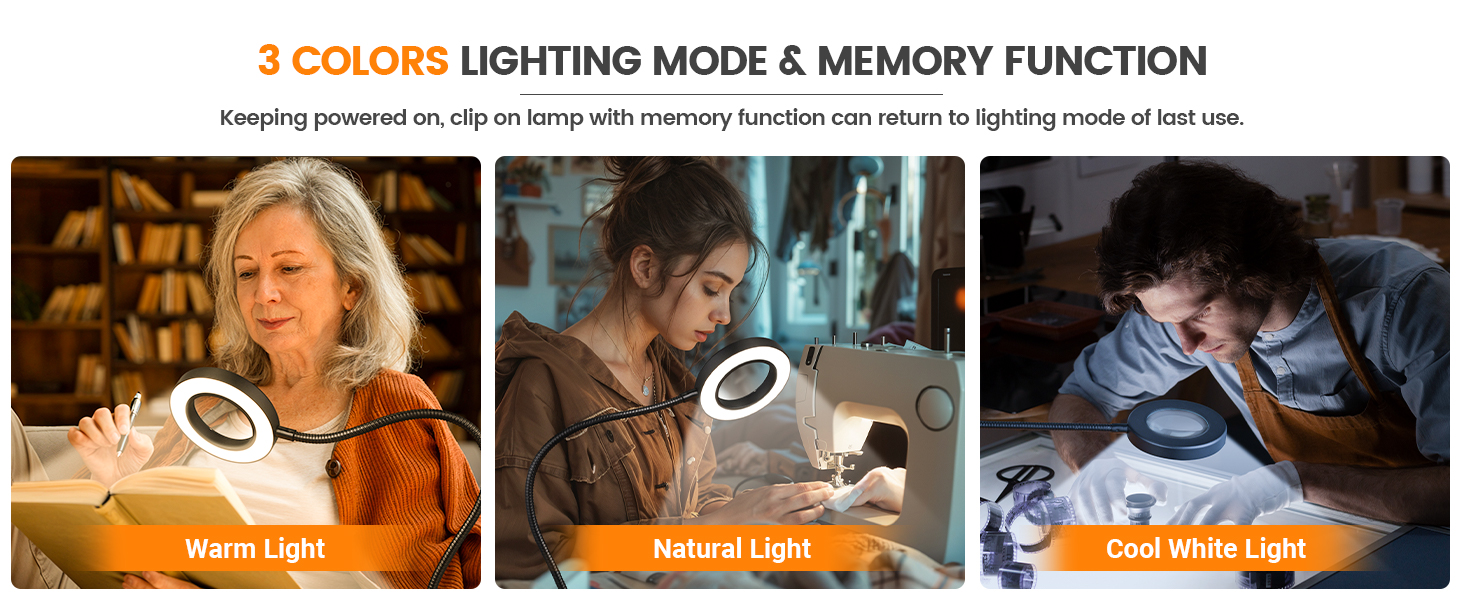 lighted magnifying glass with light reading light reading lamp magnifying glasses with light