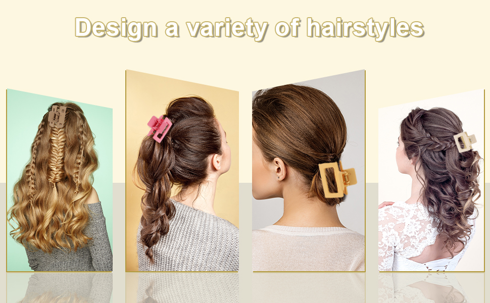 Suitable for various hairstyles