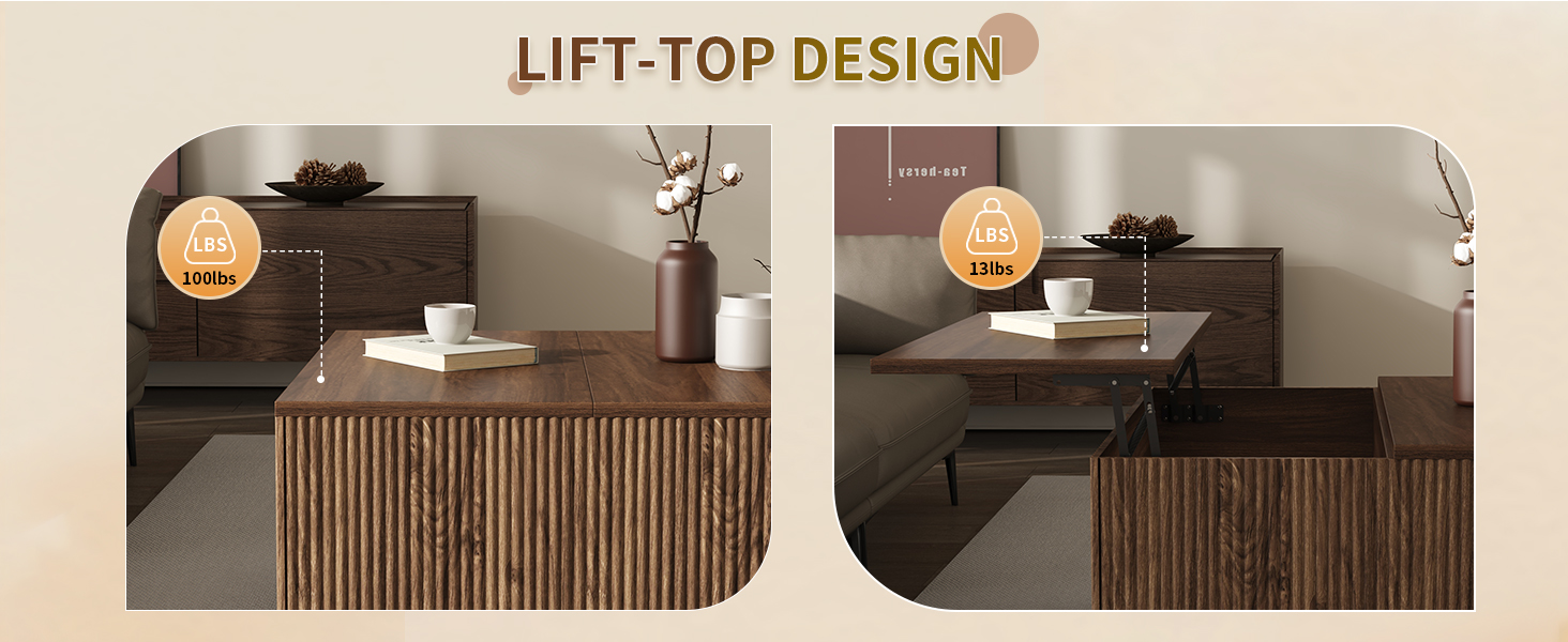 epecoya lift top coffee table