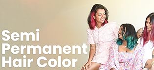 Semi permanent hair color