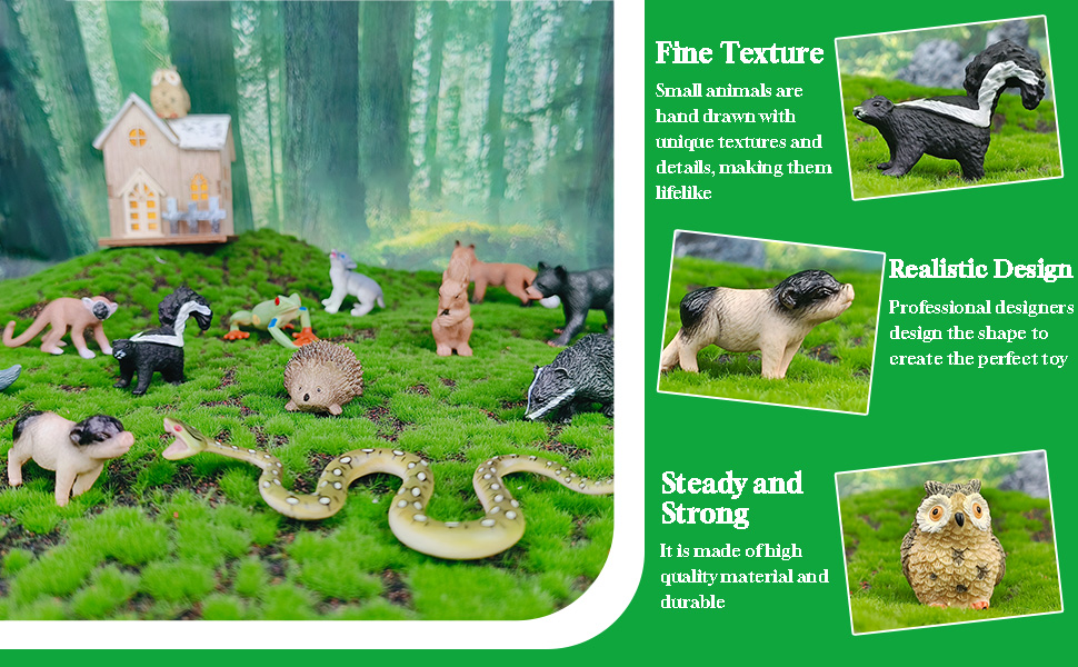 woodland animal toys