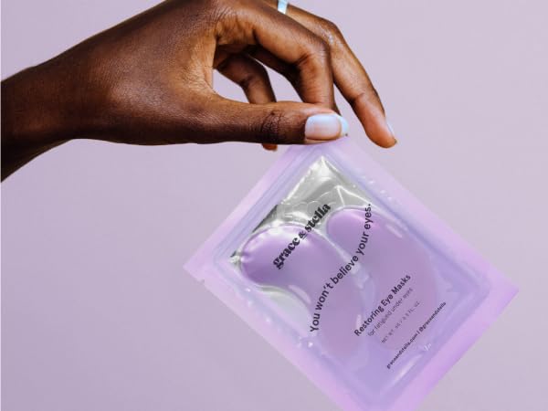 Trio pack under eye masks for dark circles and puffiness comes in a 72 pack gold pink and blue