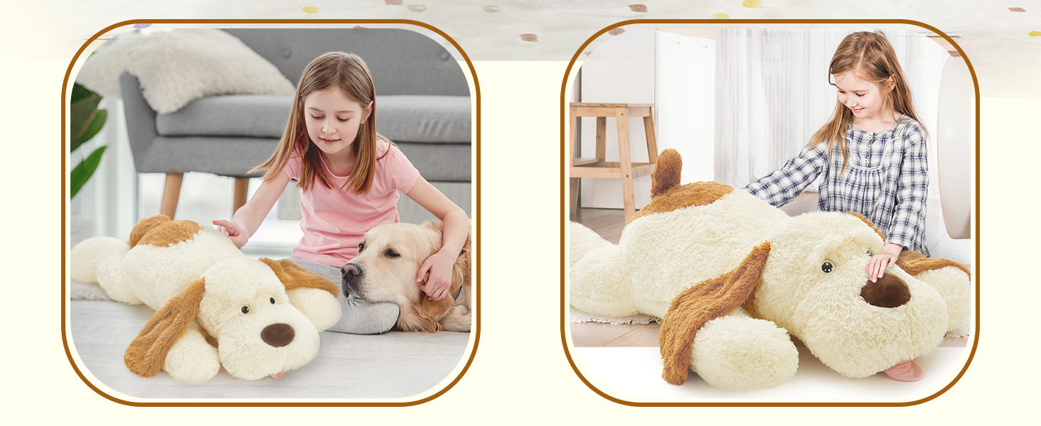stuffed dog large