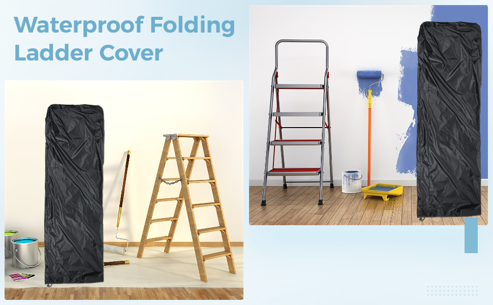 Folding Ladder Cover, Waterproof Household Folding