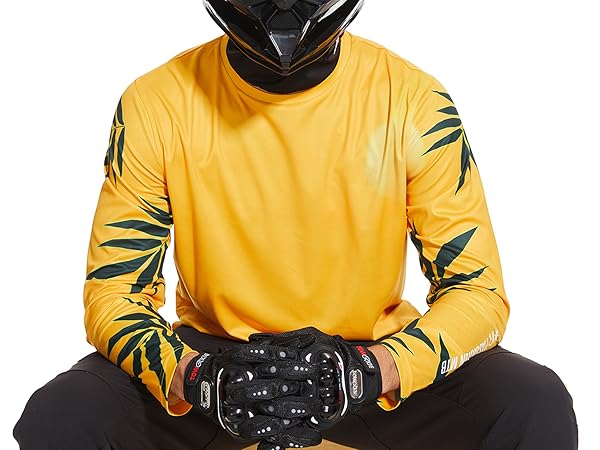 Amazon.com: Mountain Bike Long Sleeve Shirt for Mens MTB