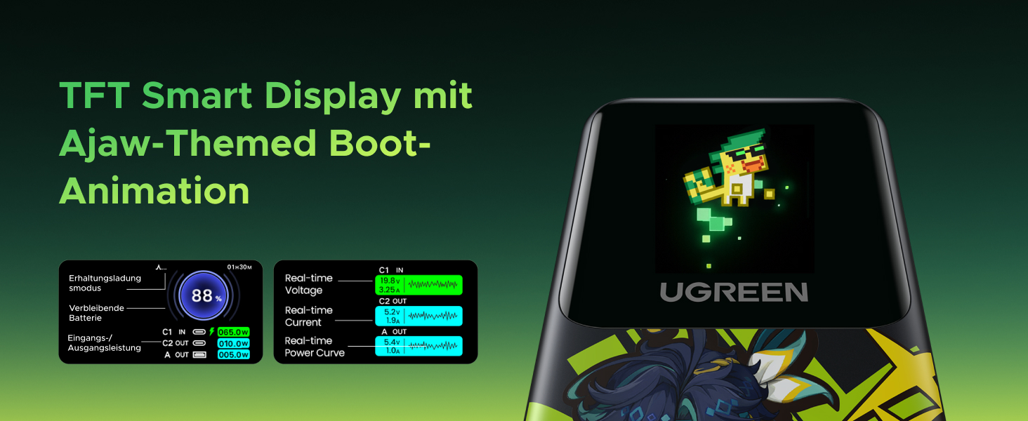 20000mAh Capazität 100W fast charge schnell laden für laptop
