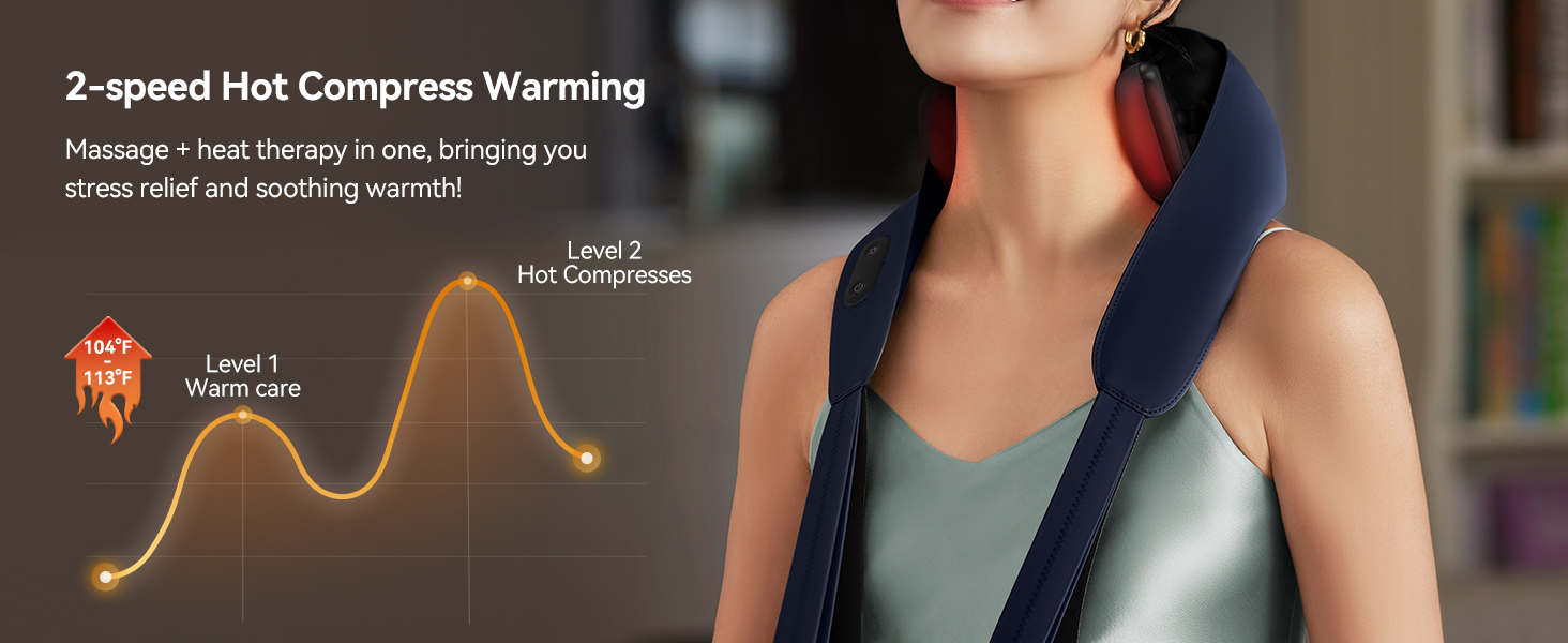 heating neck massager