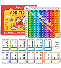 JoyCat Multiplication Chart,9.8 X 10.2in Fidget Toys Times Table For Kids,Math Manipulatives Kindergarten 1st 2nd 3rd 4th 5th Grade,Stress Relieving