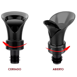 Aireador Decantador de Vino y Tapón Antigoteo