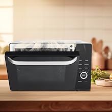 combination microwave oven and grill