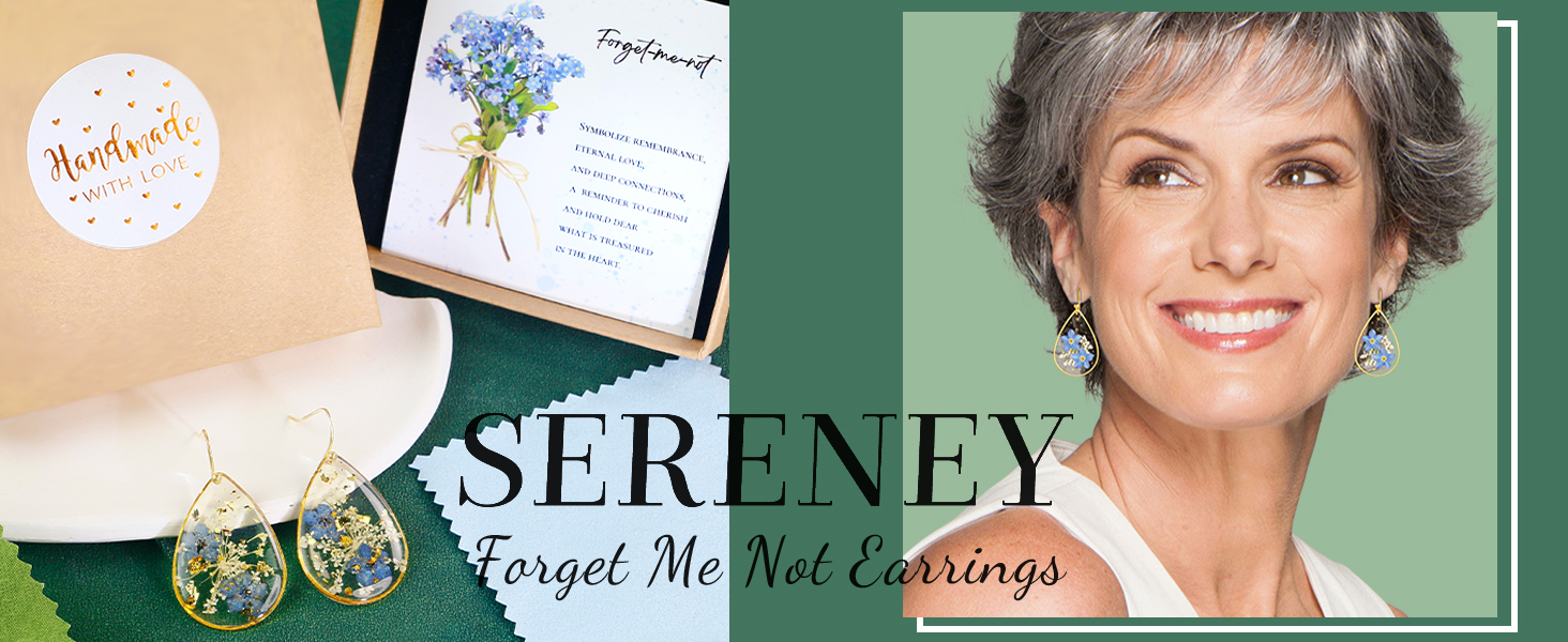 forget me not earrings