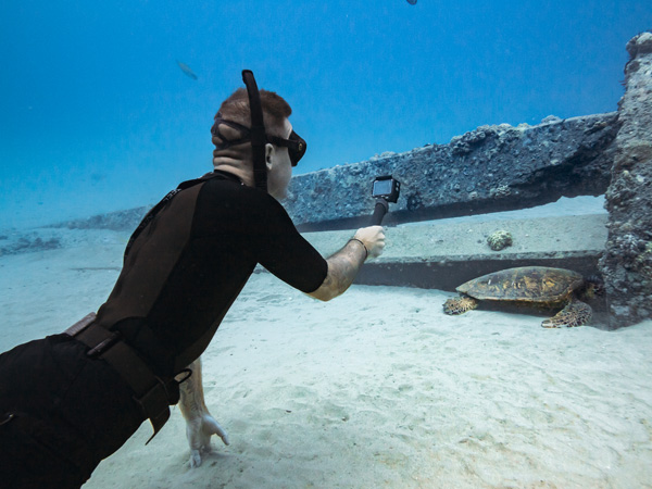 akaso v50x 4k waterproof underwater camera