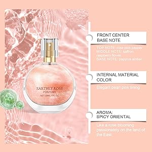 Amazon.com : Rose eau de toilette women's perfume - with