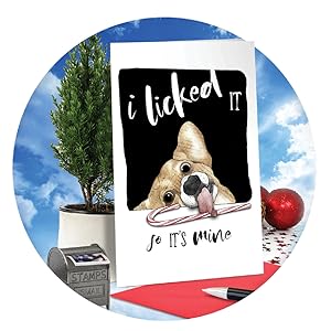 funny christmas card for holidays