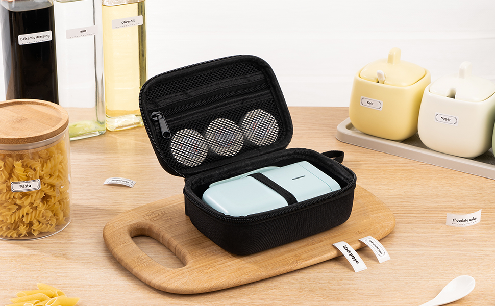 Niimbot B21 B1 B203 D110 D11 D101 Label Printer Carry Bag Lable Paper Rolls Storage Bag With Zipper Drawstring