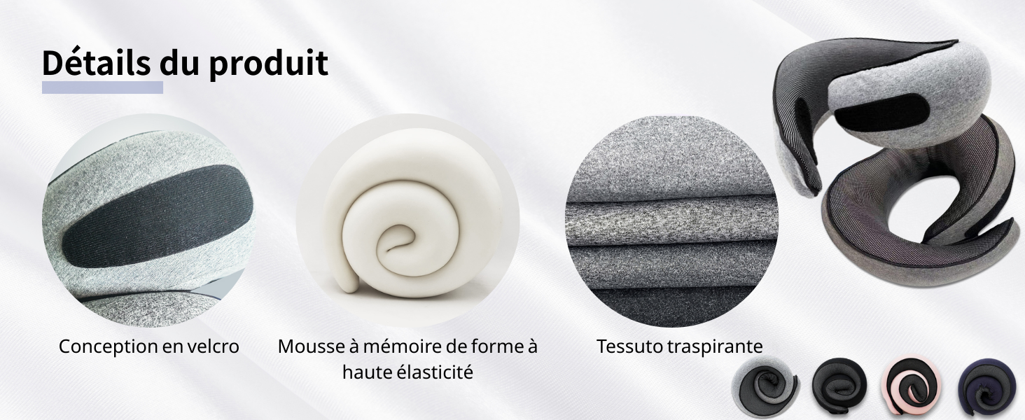 Oreiller de Voyage details