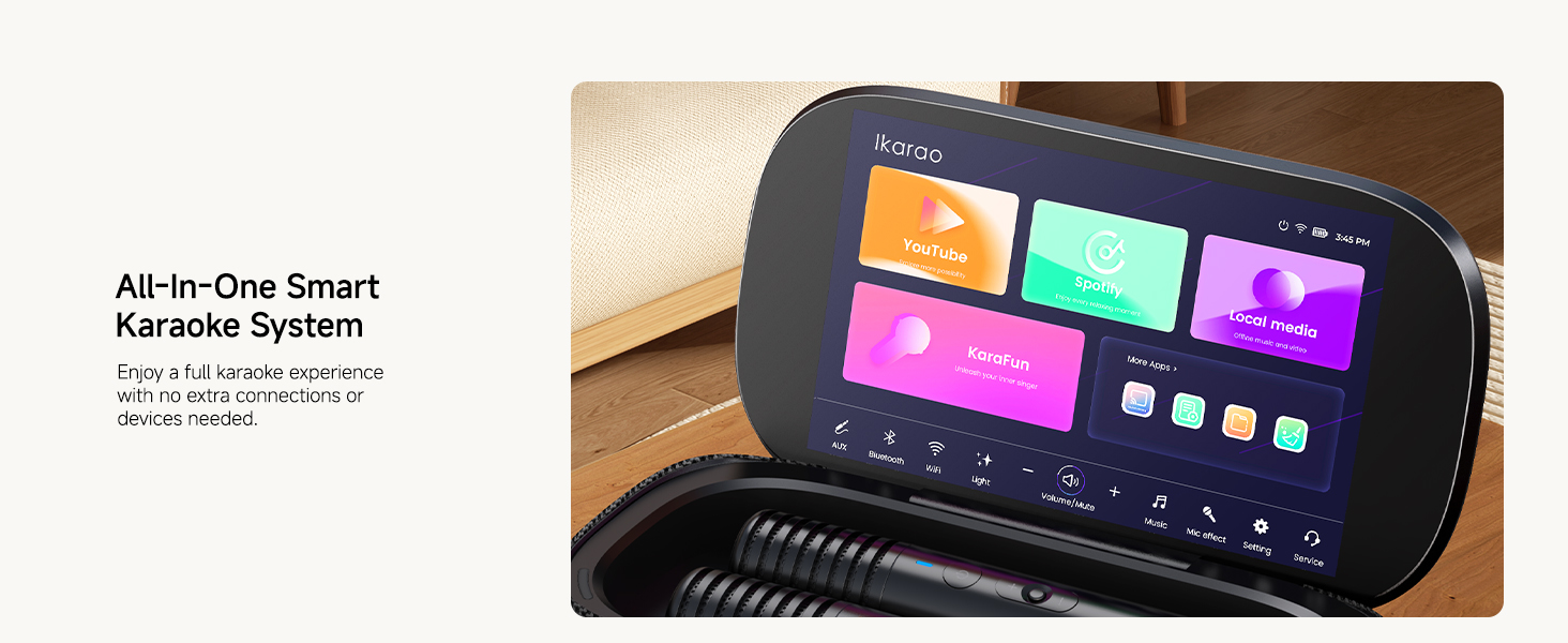 Ikarao Shell S2 Karaoke Machine Gallery