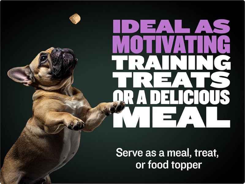 Ideal as motivating training treats or a delicious meal serves as a meal, treat, or food topper
