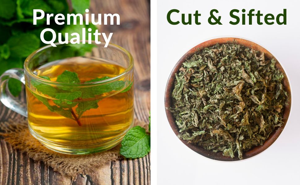ZAVBE Peppermint Tea Leaves 1LB 16oz, Herbal Mint Loose