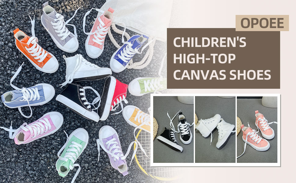 Amazon.com: Boys and Girls' high top Frenulum Canvas